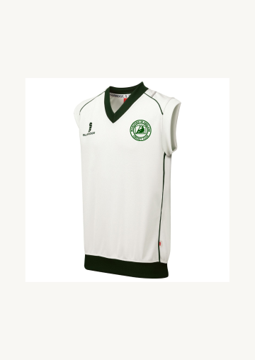 Curve Sleeveless Sweater Green Trim